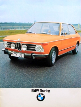 BMW 1800 Touring Modelprogram 1971 Carbrochure (9289)